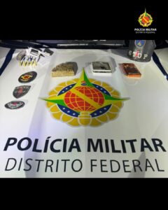 Polícia encontra arma e droga em depósito em Samambaia